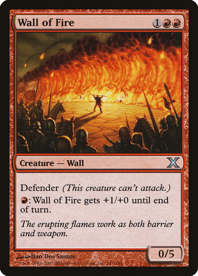 Wall of Fire [Tenth Edition] | The Gaming Verse