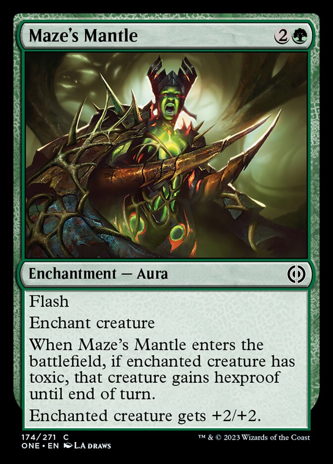 Maze's Mantle [Phyrexia: All Will Be One] | The Gaming Verse