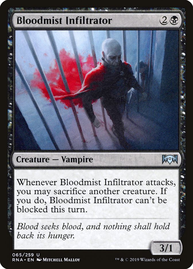 Bloodmist Infiltrator [Ravnica Allegiance] | The Gaming Verse