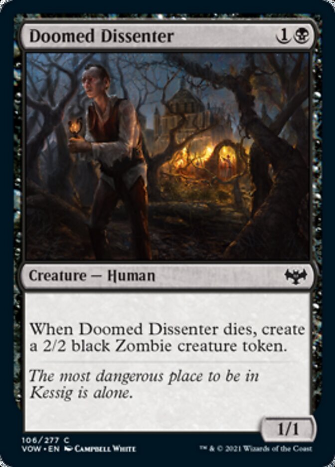 Doomed Dissenter [Innistrad: Crimson Vow] | The Gaming Verse