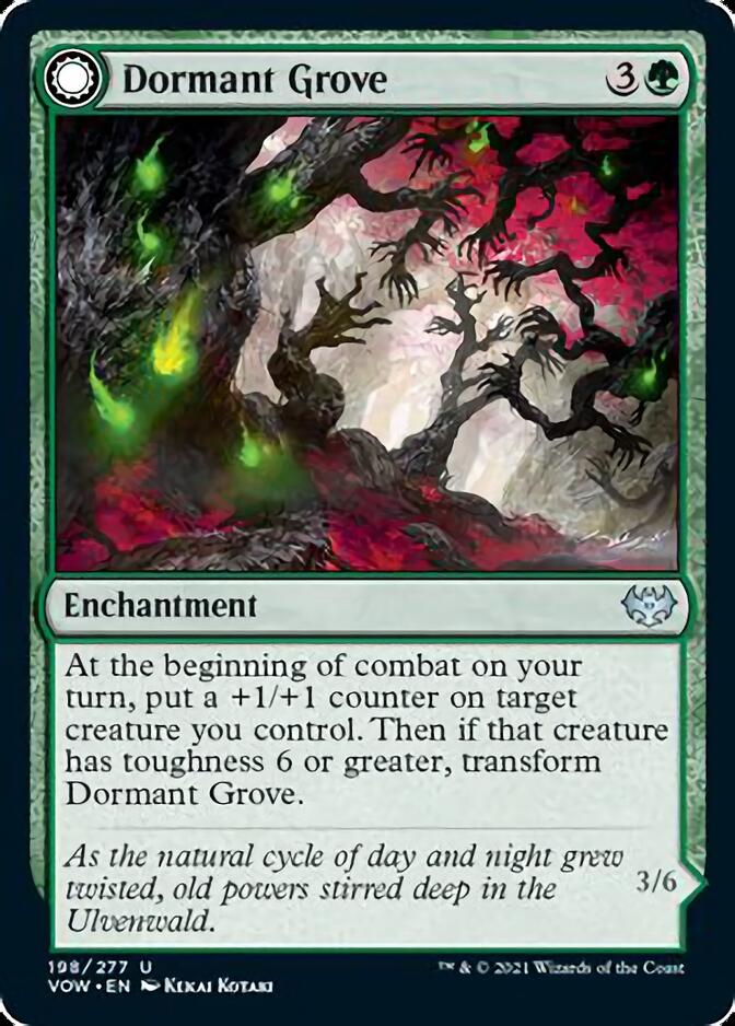 Dormant Grove // Gnarled Grovestrider [Innistrad: Crimson Vow] | The Gaming Verse