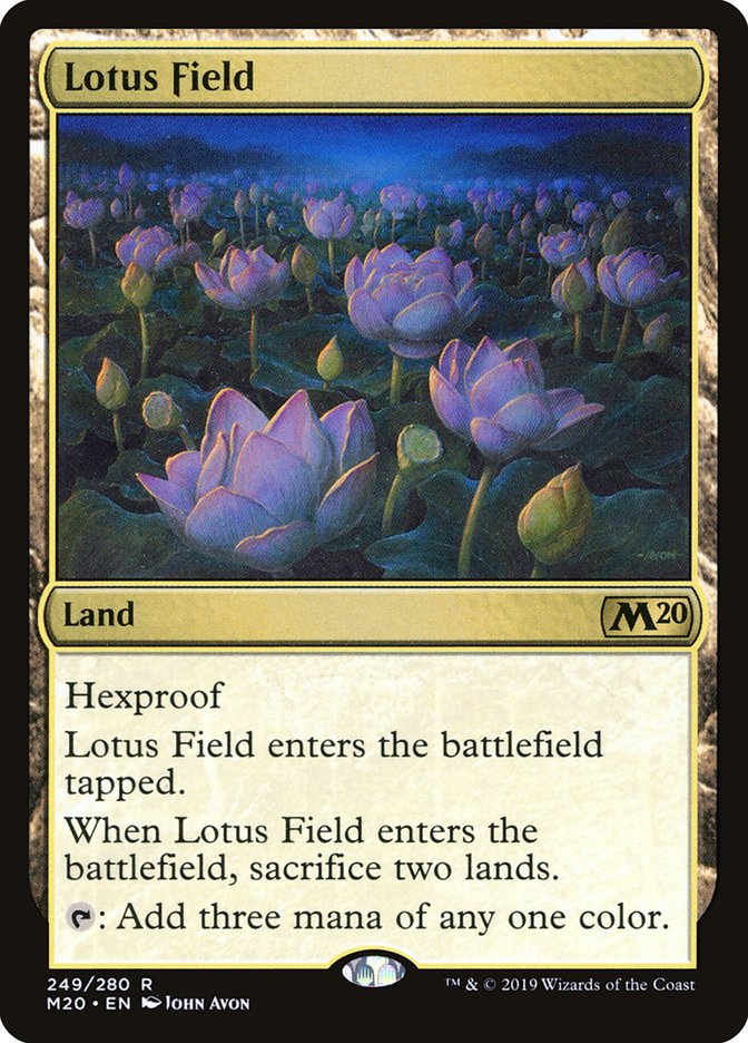 Lotus Field [Core Set 2020] | The Gaming Verse