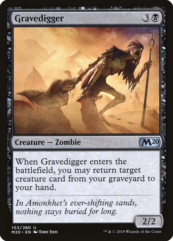 Gravedigger [Core Set 2020] | The Gaming Verse