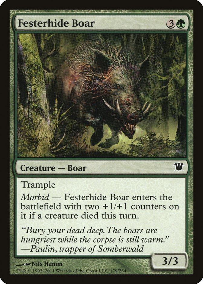 Festerhide Boar [Innistrad] | The Gaming Verse