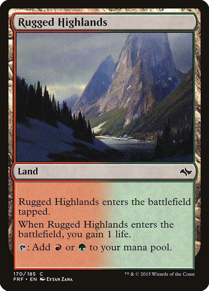 Rugged Highlands [Fate Reforged] | The Gaming Verse