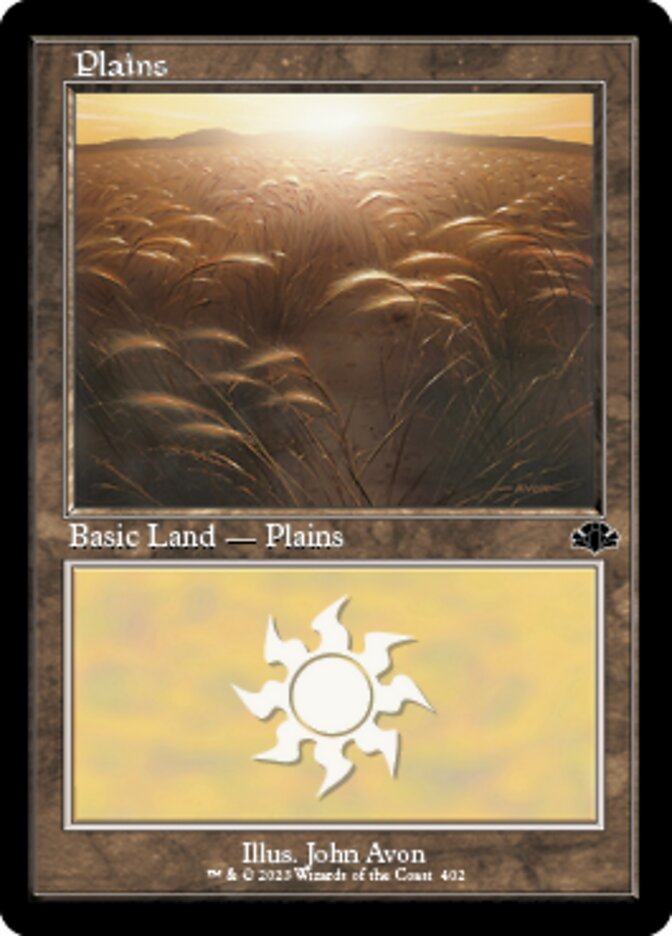 Plains (402) (Retro) [Dominaria Remastered] | The Gaming Verse