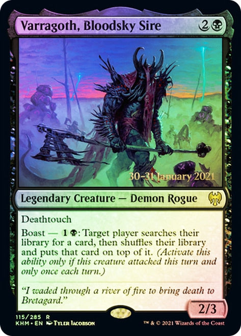 Varragoth, Bloodsky Sire  [Kaldheim Prerelease Promos] | The Gaming Verse