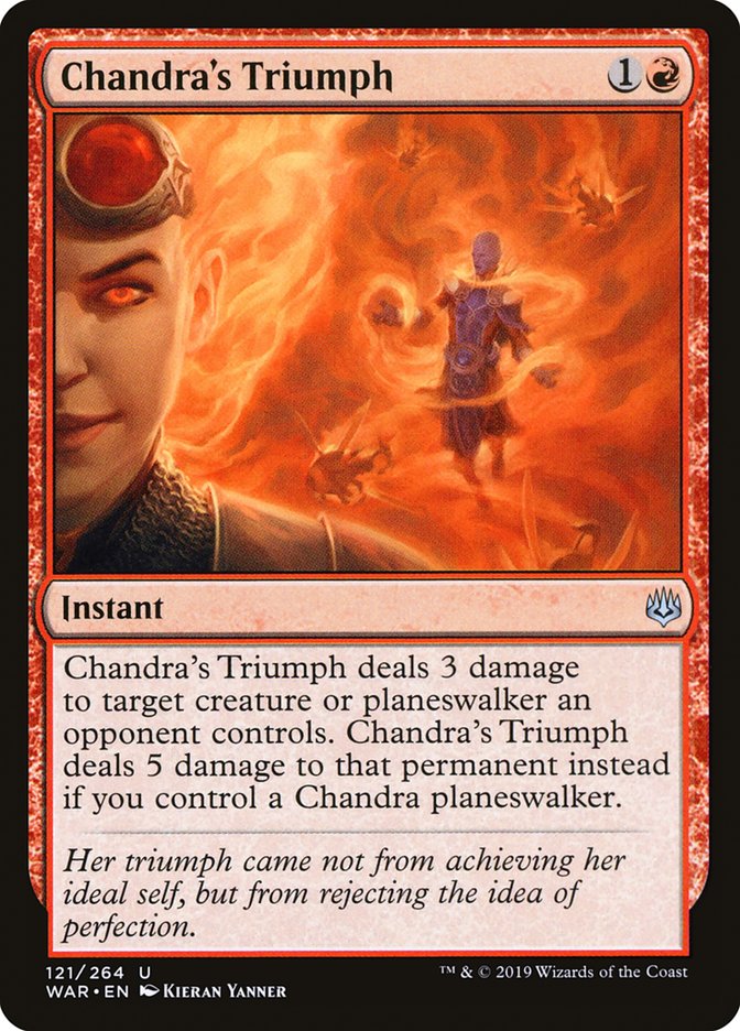 Chandra's Triumph [War of the Spark] | The Gaming Verse