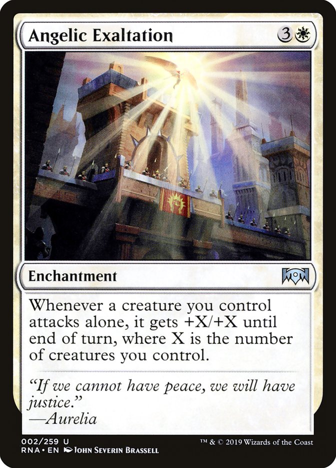 Angelic Exaltation [Ravnica Allegiance] | The Gaming Verse