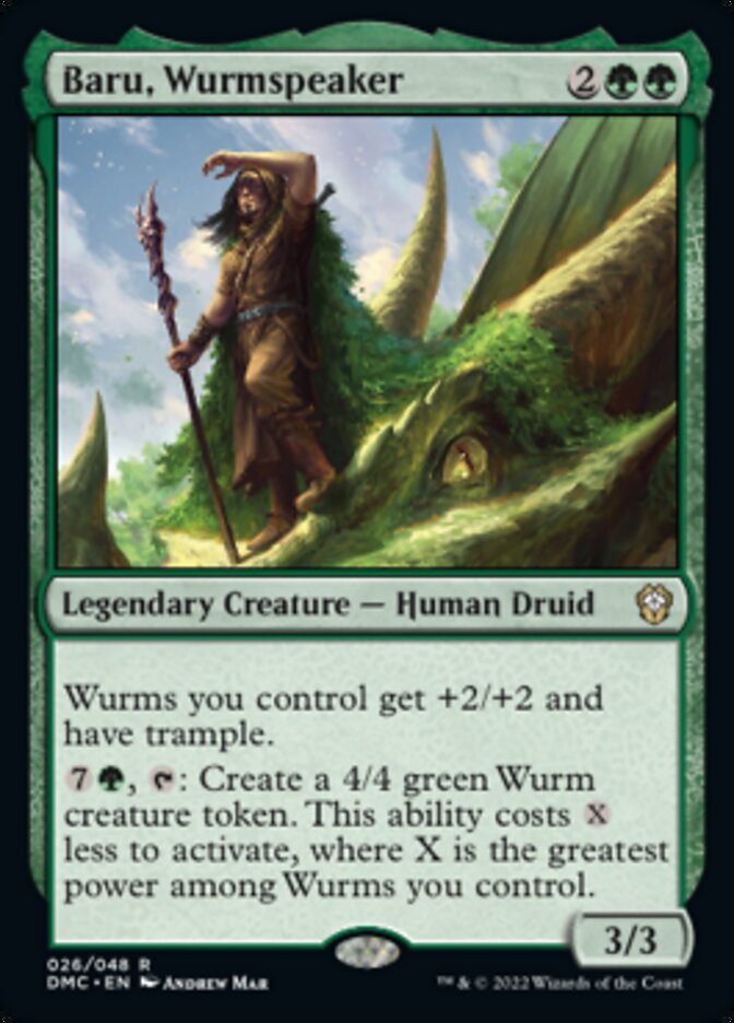 Baru, Wurmspeaker [Dominaria United Commander] | The Gaming Verse