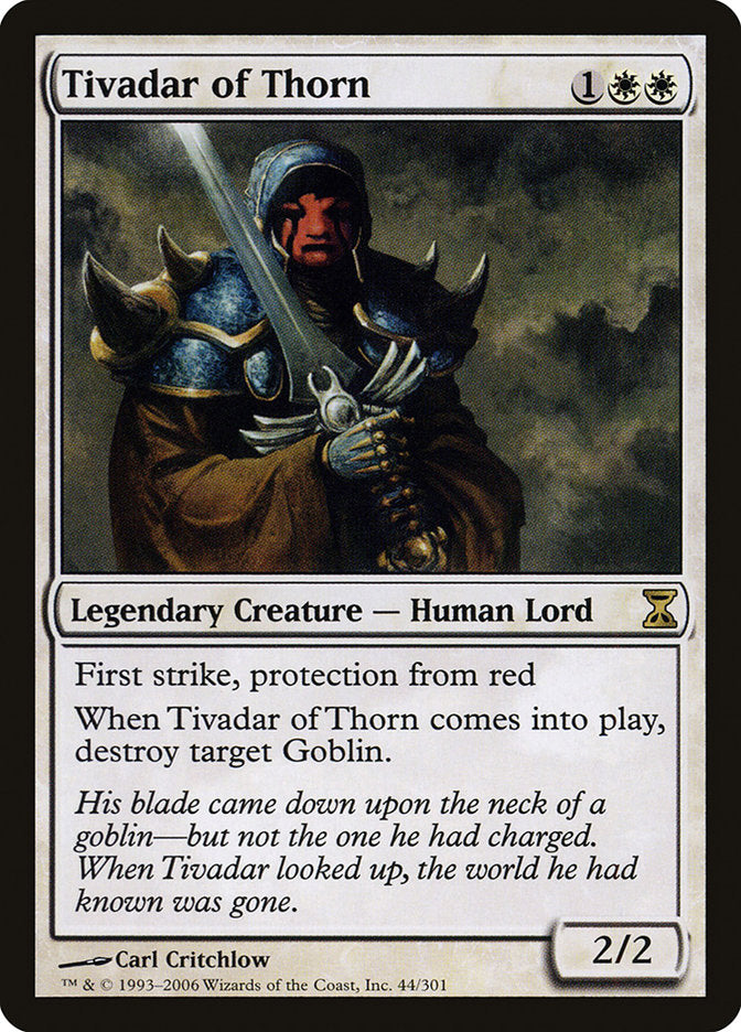 Tivadar of Thorn [Time Spiral] | The Gaming Verse