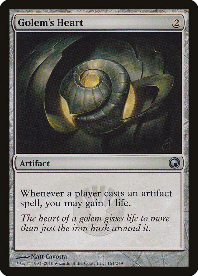 Golem's Heart [Scars of Mirrodin] | The Gaming Verse