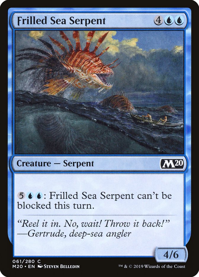 Frilled Sea Serpent [Core Set 2020] | The Gaming Verse