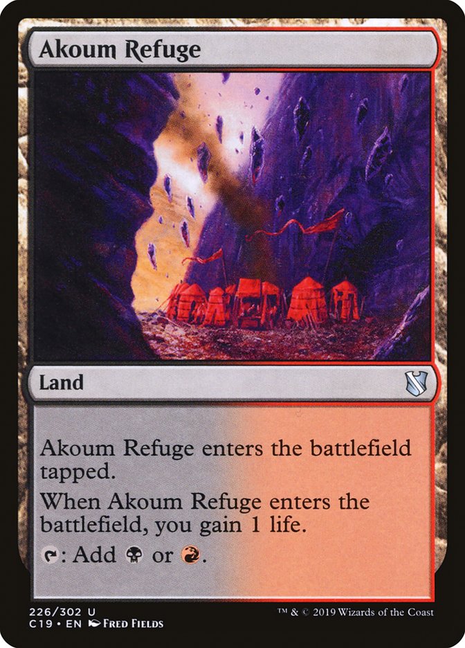 Akoum Refuge [Commander 2019] | The Gaming Verse