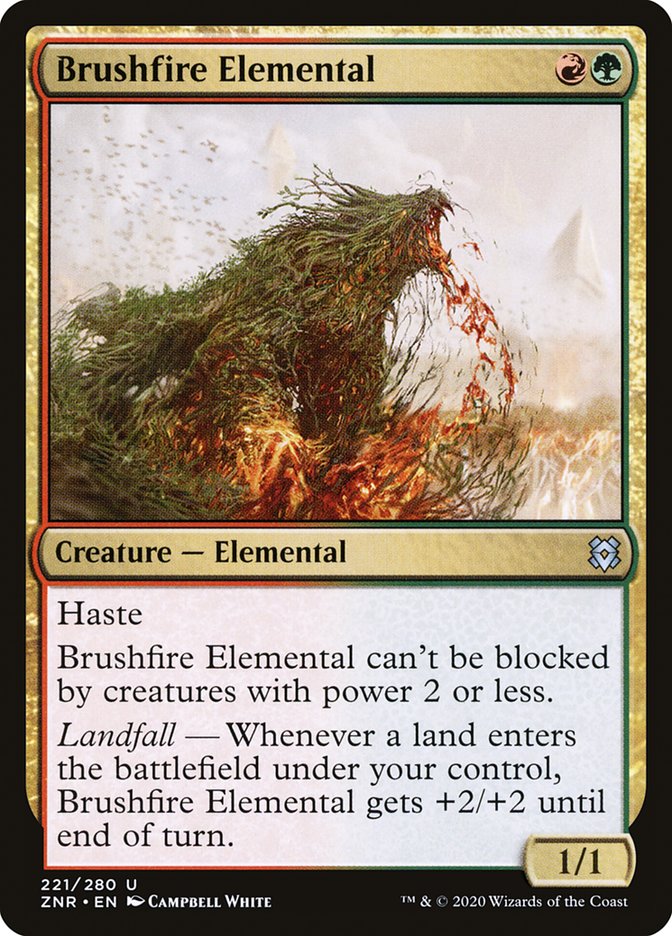 Brushfire Elemental [Zendikar Rising] | The Gaming Verse