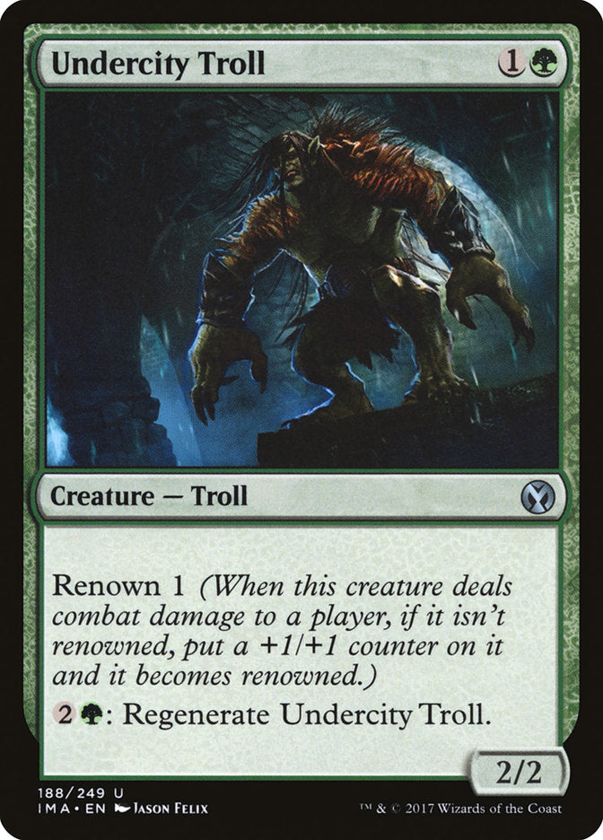 Undercity Troll [Iconic Masters] | The Gaming Verse