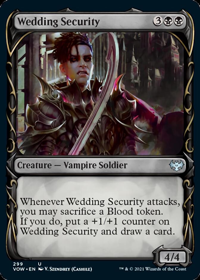 Wedding Security (Showcase Fang Frame) [Innistrad: Crimson Vow] | The Gaming Verse