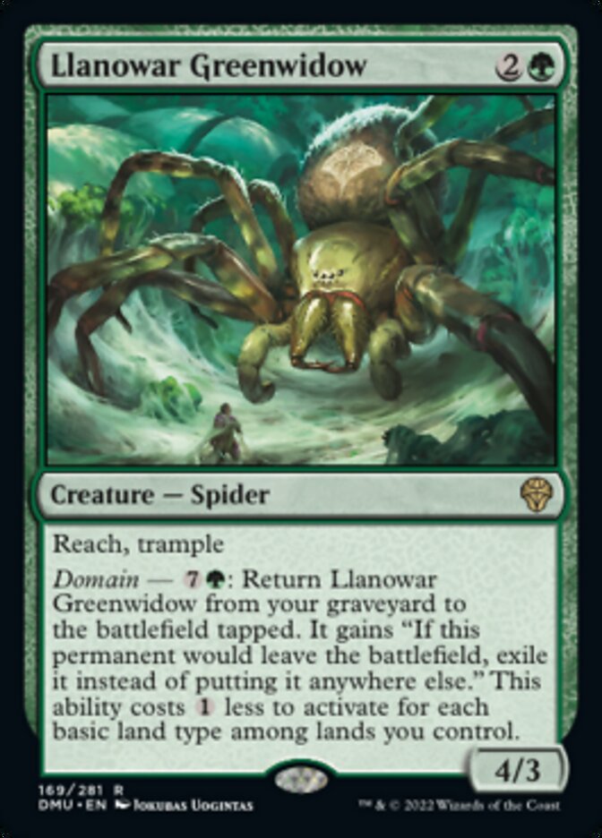 Llanowar Greenwidow [Dominaria United] | The Gaming Verse