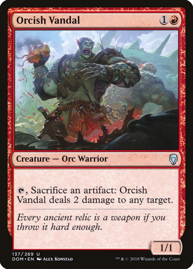 Orcish Vandal [Dominaria] | The Gaming Verse