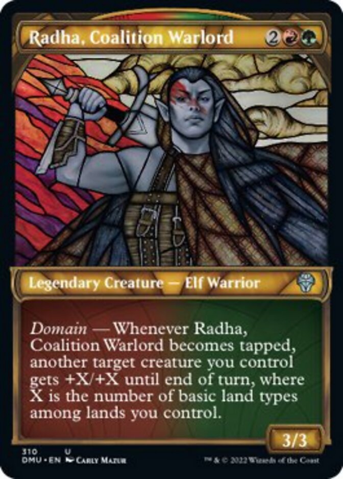 Radha, Coalition Warlord (Showcase) [Dominaria United] | The Gaming Verse