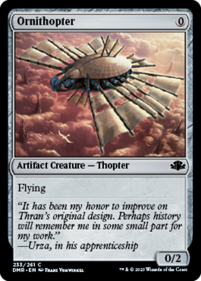 Ornithopter [Dominaria Remastered] | The Gaming Verse