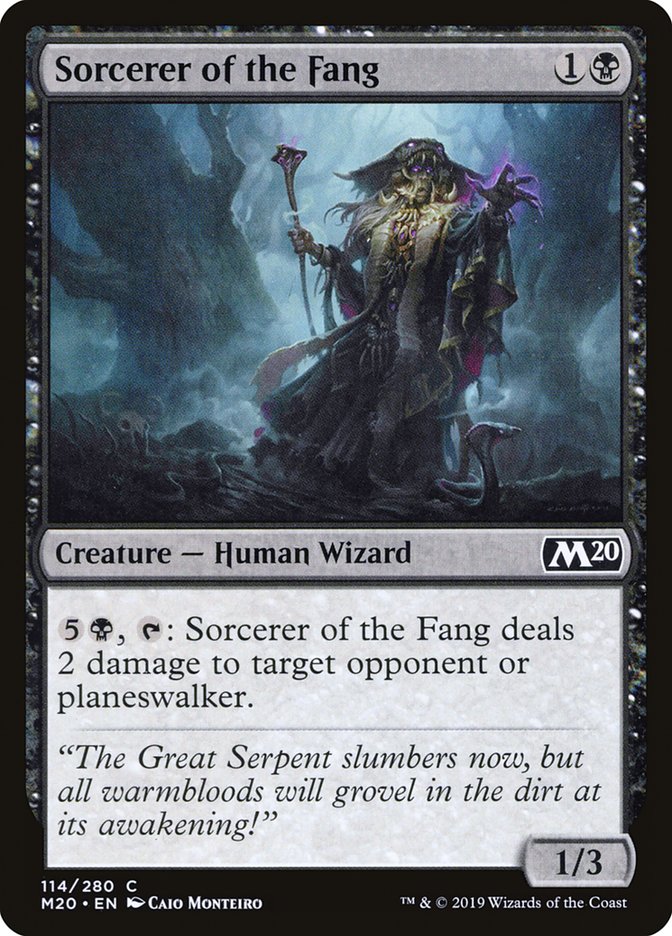 Sorcerer of the Fang [Core Set 2020] | The Gaming Verse