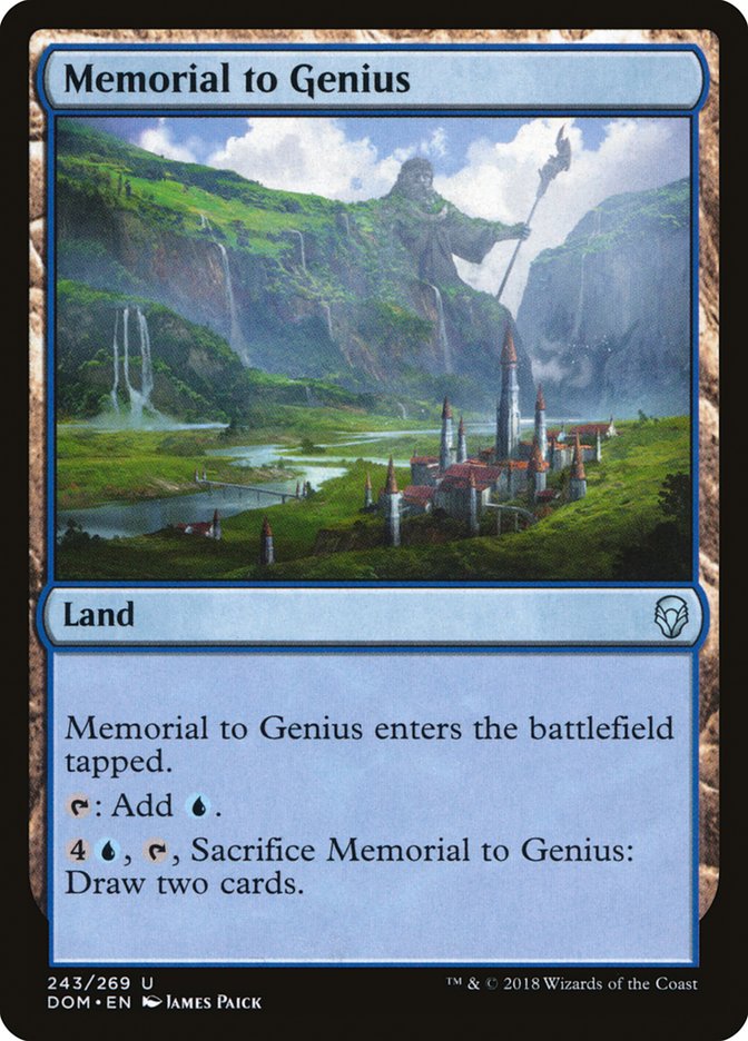 Memorial to Genius [Dominaria] | The Gaming Verse