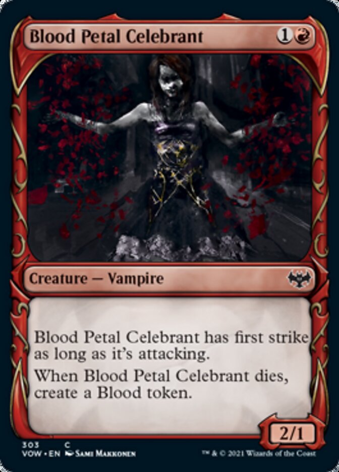 Blood Petal Celebrant (Showcase Fang Frame) [Innistrad: Crimson Vow] | The Gaming Verse