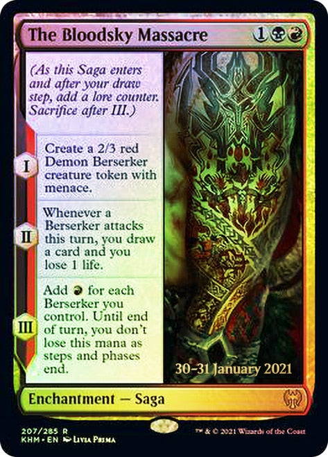 The Bloodsky Massacre [Kaldheim Prerelease Promos] | The Gaming Verse