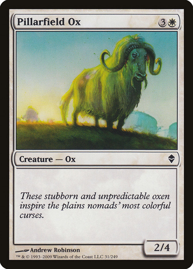 Pillarfield Ox [Zendikar] | The Gaming Verse