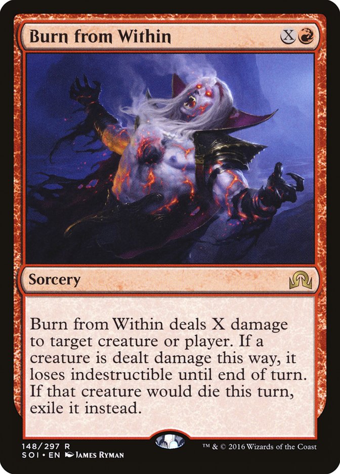 Burn from Within [Shadows over Innistrad] | The Gaming Verse