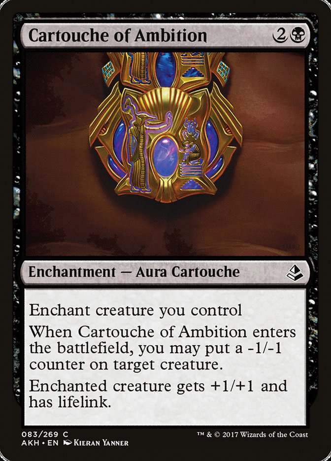 Cartouche of Ambition [Amonkhet] | The Gaming Verse