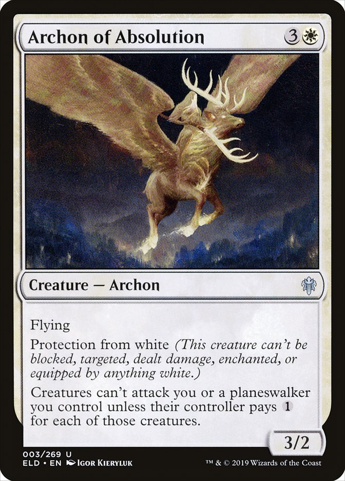 Archon of Absolution [Throne of Eldraine] | The Gaming Verse