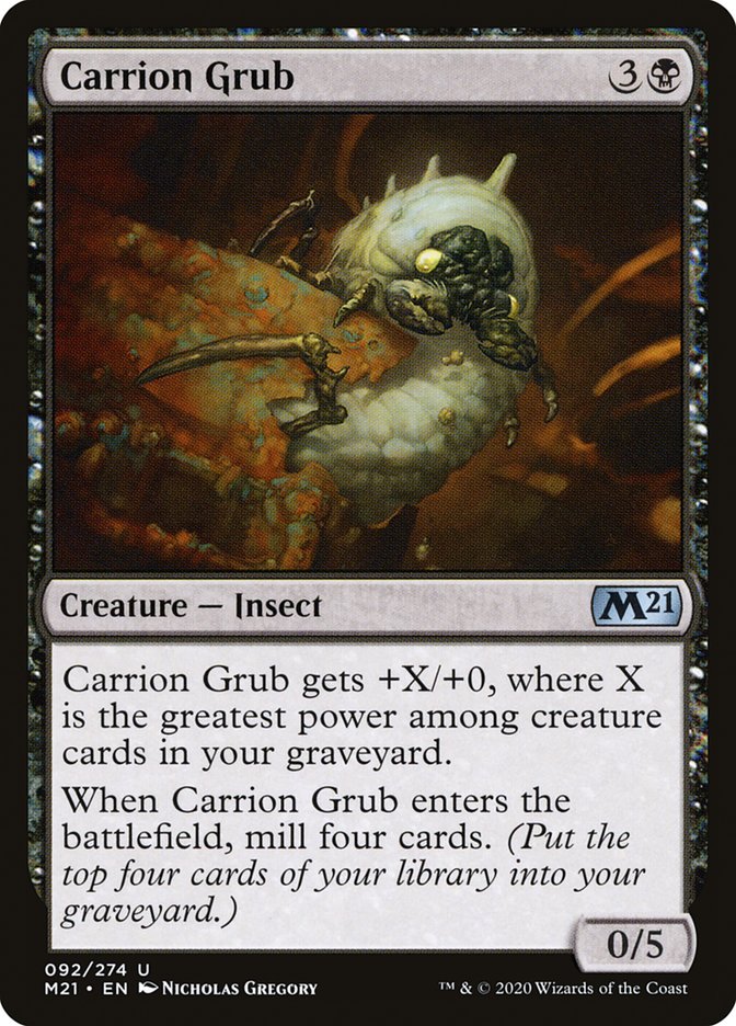 Carrion Grub [Core Set 2021] | The Gaming Verse