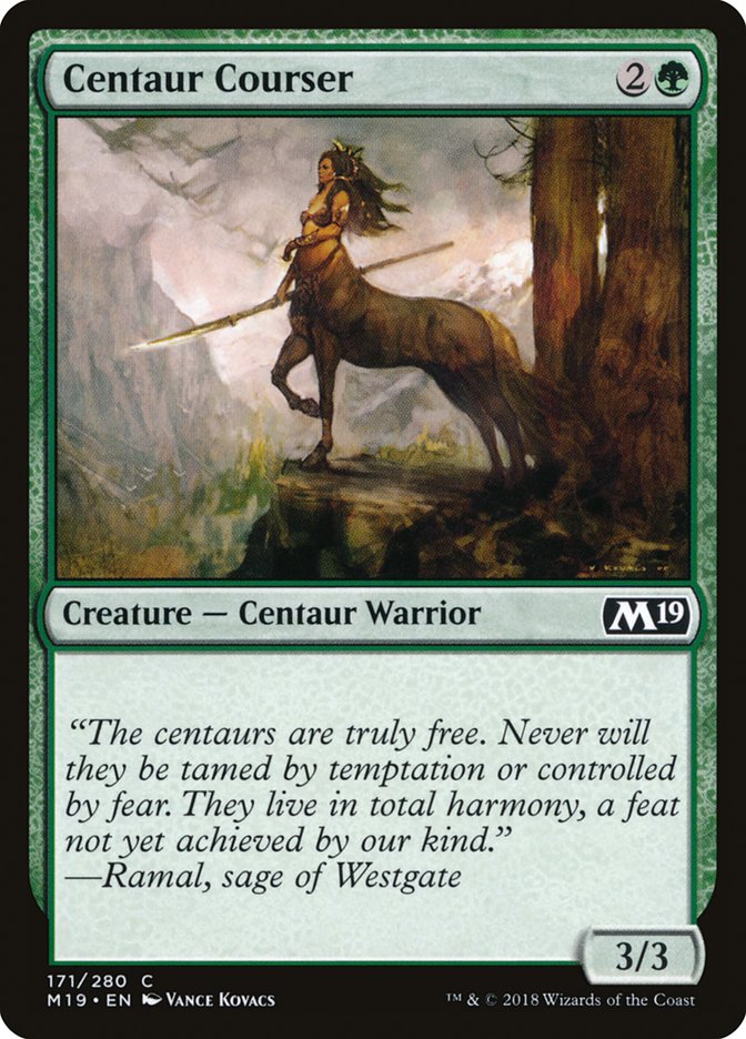 Centaur Courser [Core Set 2019] | The Gaming Verse