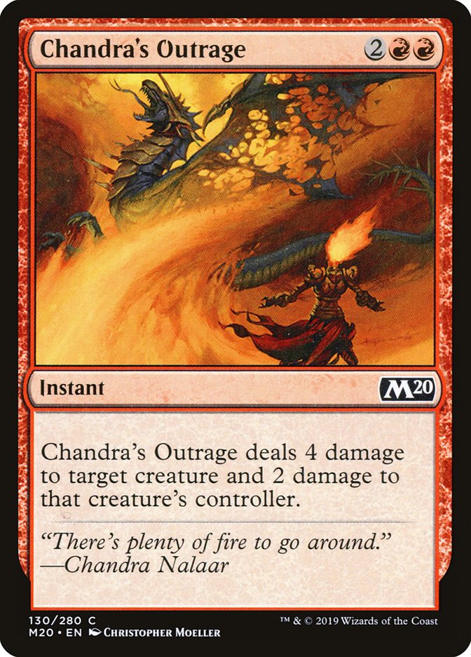 Chandra's Outrage [Core Set 2020] | The Gaming Verse