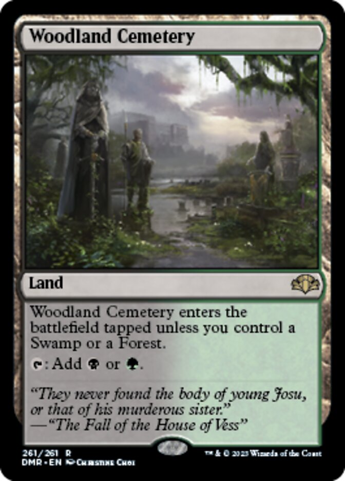 Woodland Cemetery [Dominaria Remastered] | The Gaming Verse