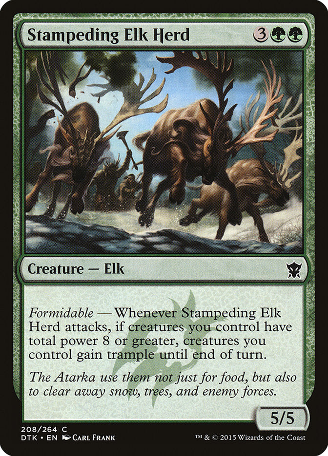 Stampeding Elk Herd [Dragons of Tarkir] | The Gaming Verse