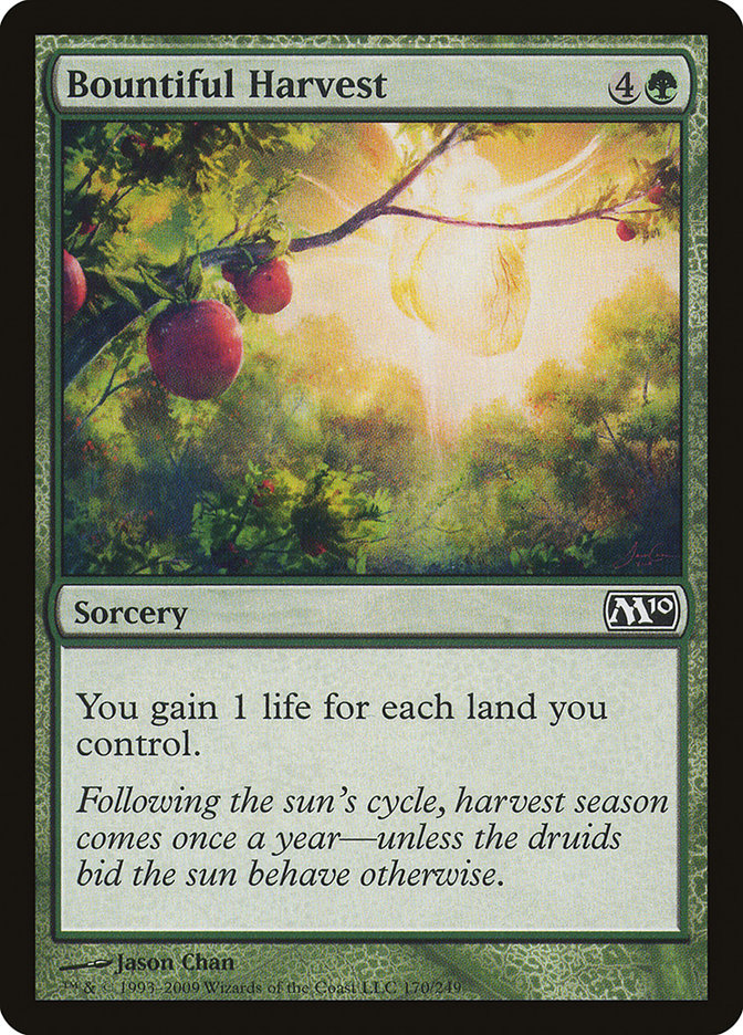 Bountiful Harvest [Magic 2010] | The Gaming Verse