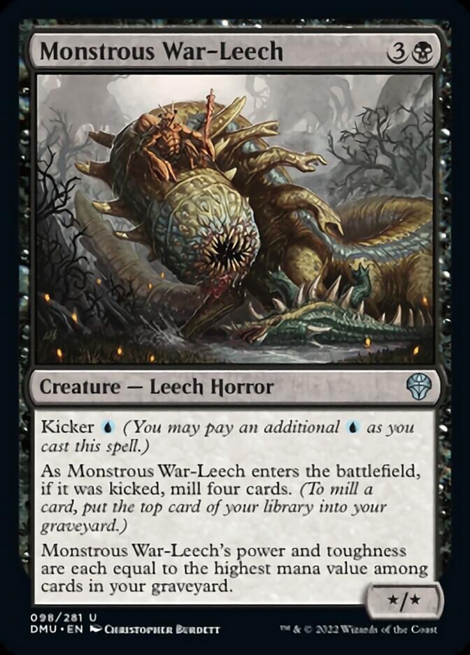 Monstrous War-Leech [Dominaria United] | The Gaming Verse