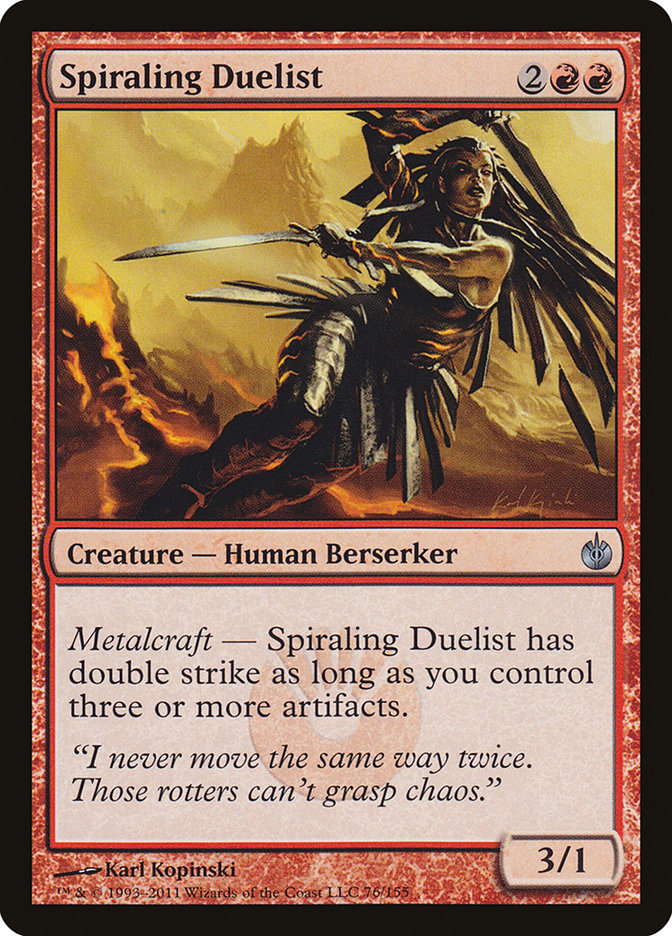 Spiraling Duelist [Mirrodin Besieged] | The Gaming Verse