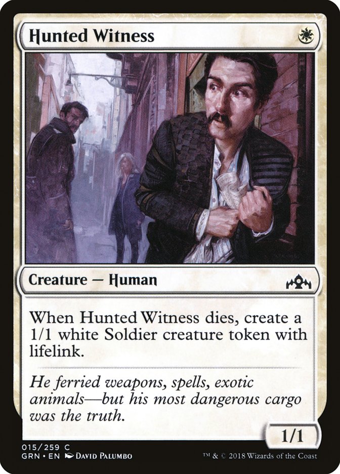 Hunted Witness [Guilds of Ravnica] | The Gaming Verse