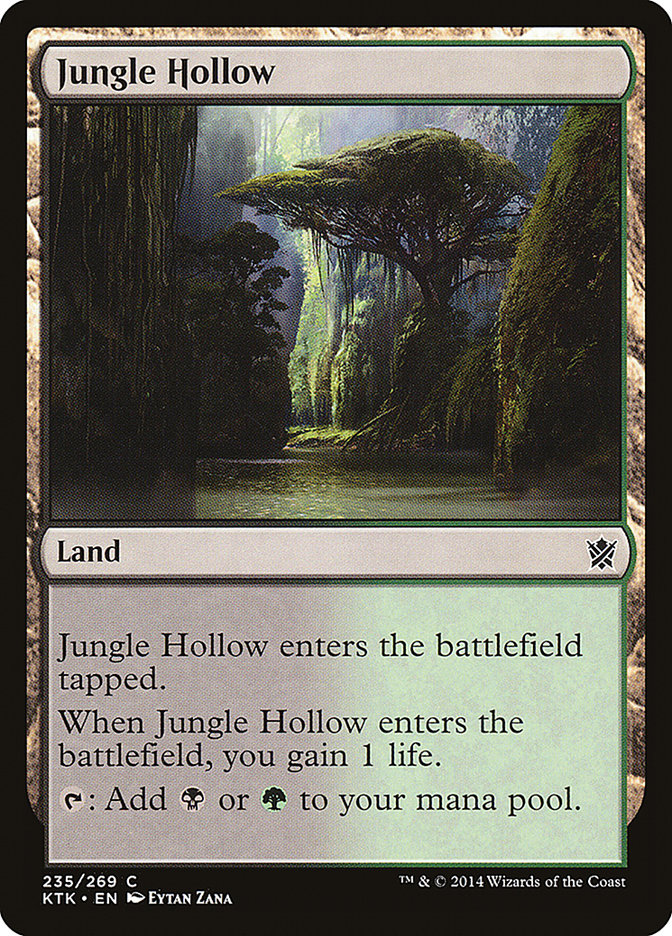 Jungle Hollow [Khans of Tarkir] | The Gaming Verse