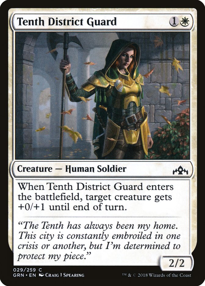 Tenth District Guard [Guilds of Ravnica] | The Gaming Verse