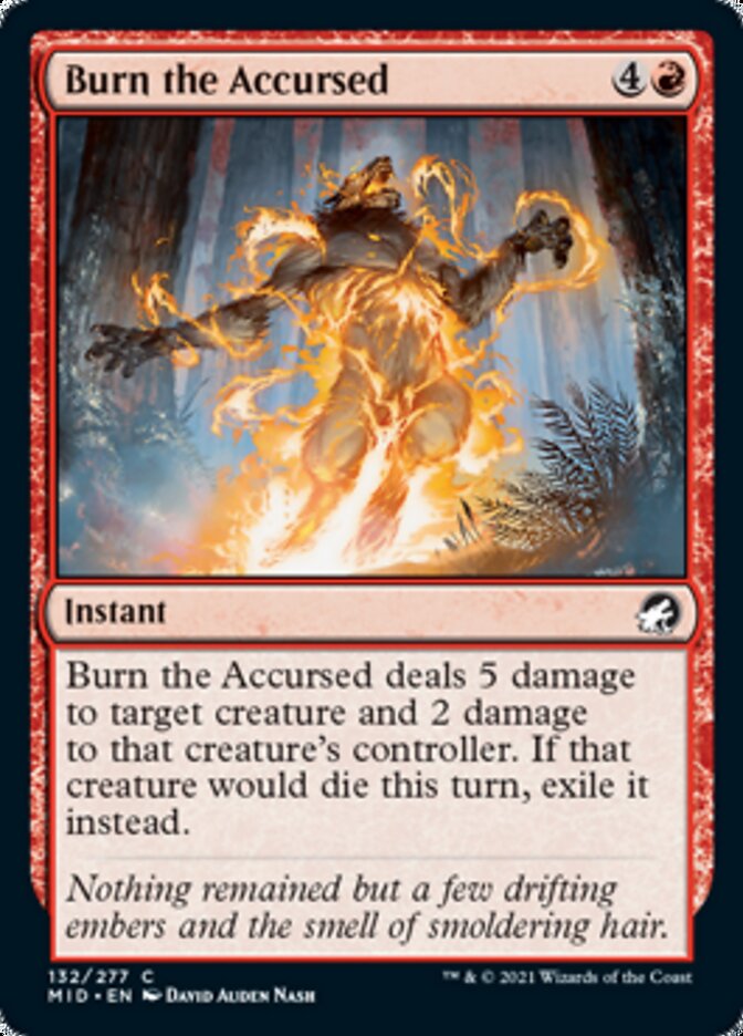 Burn the Accursed [Innistrad: Midnight Hunt] | The Gaming Verse