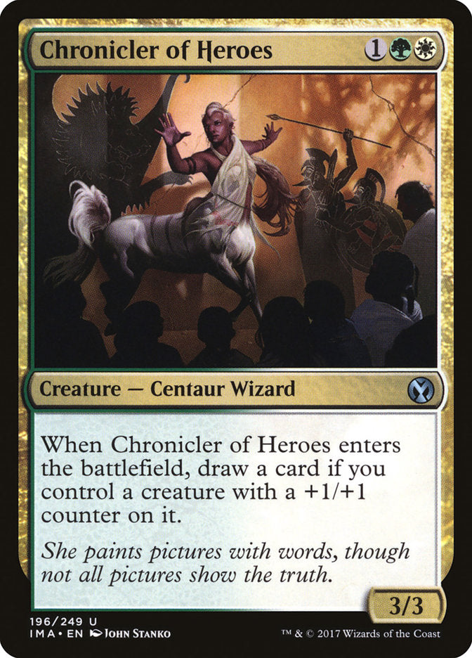 Chronicler of Heroes [Iconic Masters] | The Gaming Verse