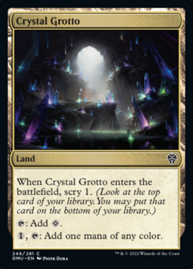 Crystal Grotto [Dominaria United] | The Gaming Verse