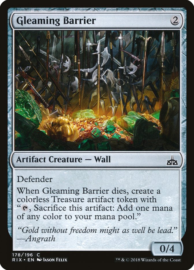 Gleaming Barrier [Rivals of Ixalan] | The Gaming Verse