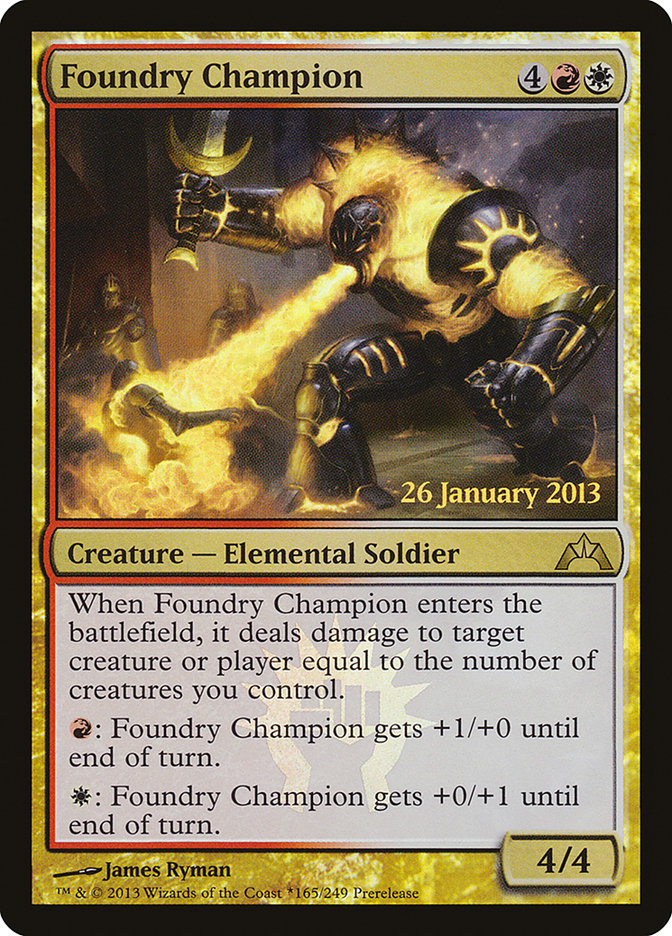 Foundry Champion  (Prerelease) [Gatecrash Prerelease Promos] | The Gaming Verse