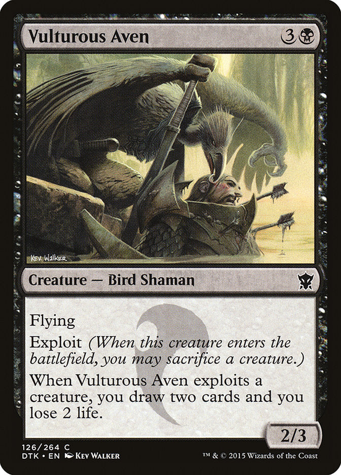 Vulturous Aven [Dragons of Tarkir] | The Gaming Verse